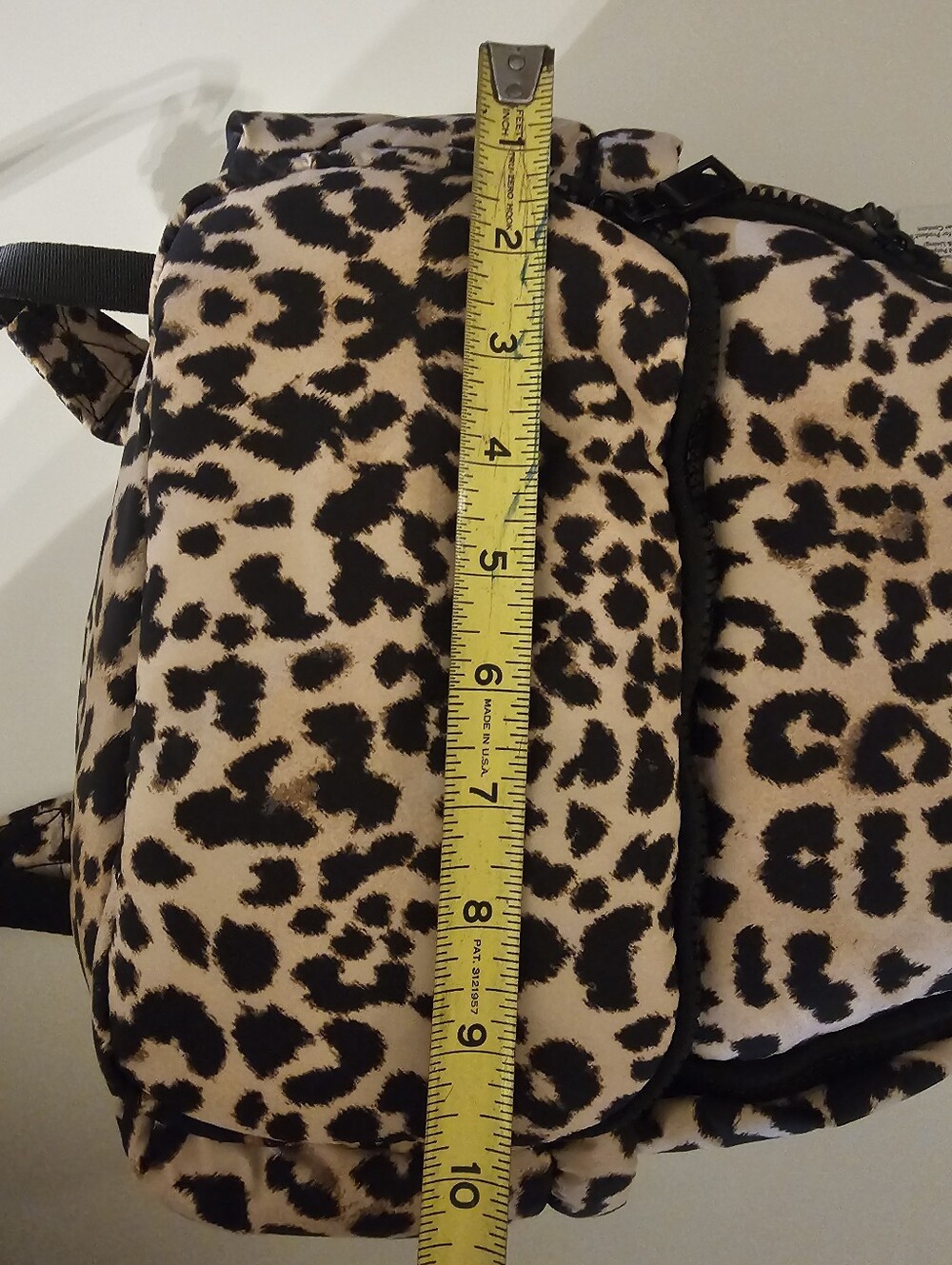 Leopard Print Backpack - Picture 9 of 10